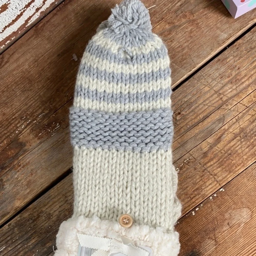 Anthropologie Lemon Convertible Mittens